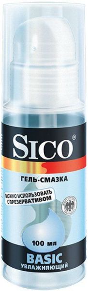 Гель-смазка Sico Basic увлажняющая с дозатором 100мл фотография