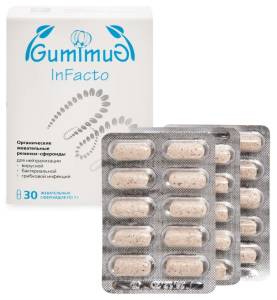 Gumlmug infacto жевательная резинка для иммунитета, 30 сфероидов