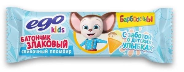Батончик-мюсли EGO Kids сливочный пломбир 25г фотография