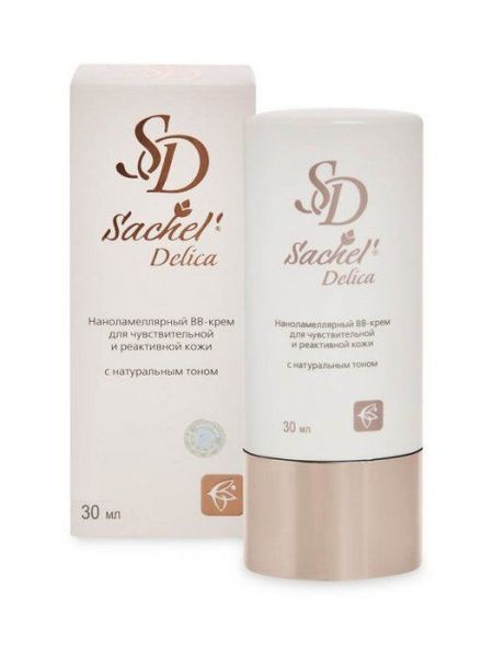 Сашель Делика ВВ-крем для лица для чувствительной кожи с натуральным тоном Сашера-Мед 30мл фотография