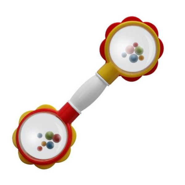 Lubby игрушка-погремушка Гантелька от 3 месяцев пластик фотография